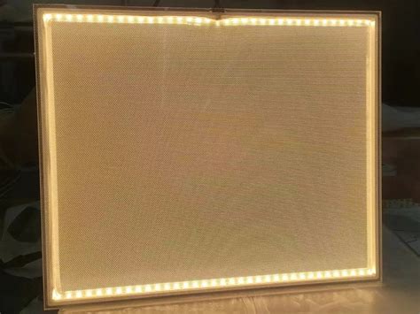 frameless light sheet customized edgelit panel manufacturer