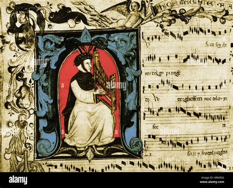 Francesco Landini, Italian Composer Stock Photo - Alamy