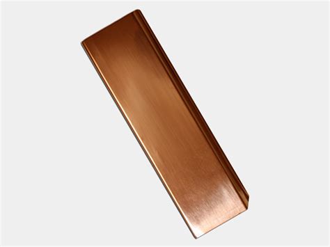 Plain Square Copper Downspout - K&M Gutter Supply