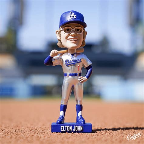 Elton John Bobblehead Night At Dodgers Stadium On September 30