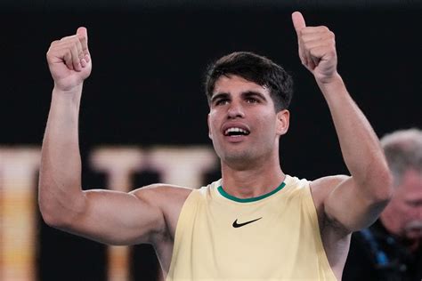 carlos alcaraz  convincing australian open return  richard