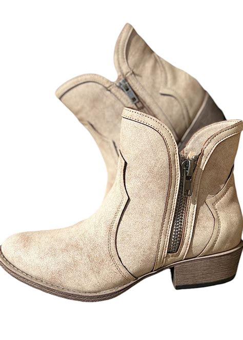 Very G Evie Nude Boots - Main Street Boutique