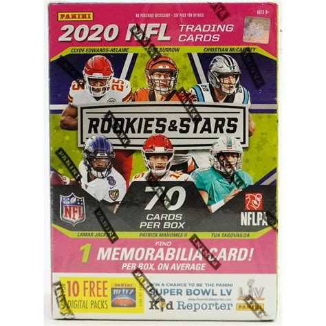2020 FOOTBALL - PANINI ROOKIES & STARS BLASTER BOX / FOOTBALL / PACKS