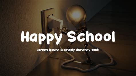 Happy School Font : Download Free for Desktop & Webfont