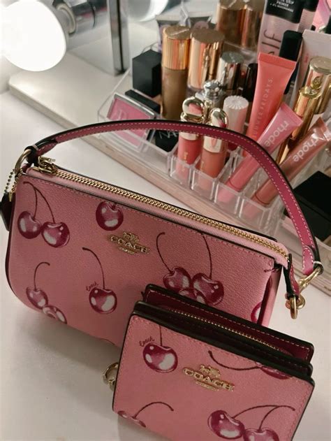 Coach cherry collection 🍒 in 2024 | Girly bags, Baggu bags, Luxury purses