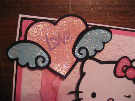Scrappinlils Creative Side: Hello Kitty Valentine's Card