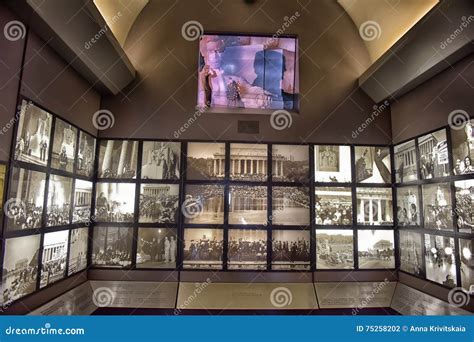 Lincoln memorial museum editorial photography. Image of marble - 75258202