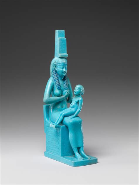 Statuette of Isis with the infant Horus - Ptolemaic Period - The