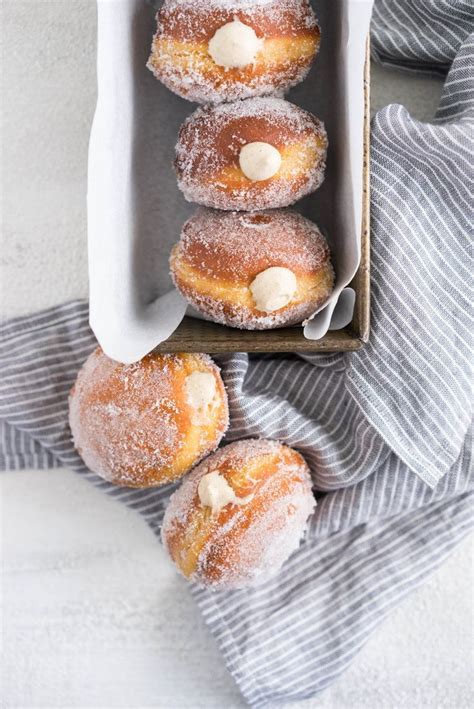 Gingerbread Brioche Doughnuts with Spiced Brown Sugar Diplomat Cream ...