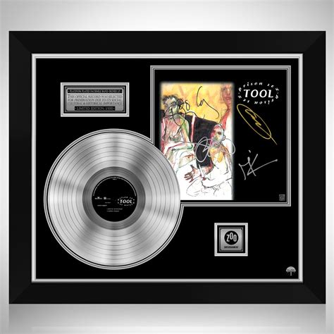 Tool - Prison Sex Platinum LP Limited Signature Edition Custom Frame