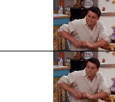 Surprised Joey Blank Template - Imgflip