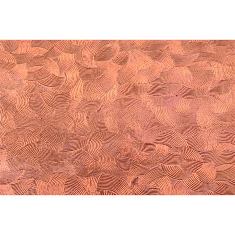 Satin Swirl Copper Pattern Sheet - Santa Fe Jewelers Supply : Santa Fe ...