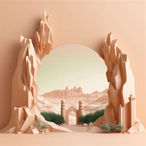 premium ai image saudi arabia background