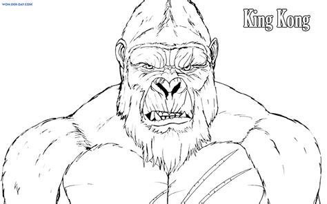 King Kong Coloring Pages | Print and Color