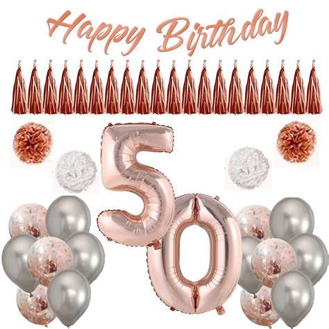 Age 50 - Party Pack - Balloons and Banner