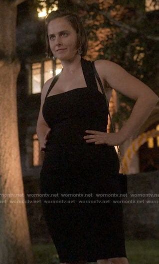 wornontv kimberlys black halter dress   sex lives  college