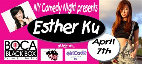 New York Comedy Night presents Esther Ku (Boca Black Box- Boca Raton