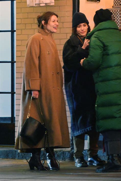 CLAIRE DANES and LIZZY CAPLAN Out for Dinner in New York 12/22/2024