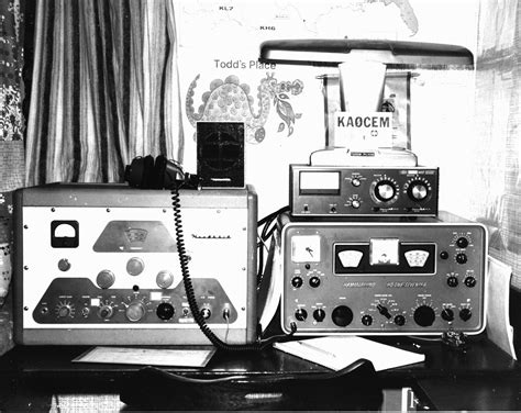 Amateur Radio, vintage station, ca. 1950s. | Amateur/Ham Radio