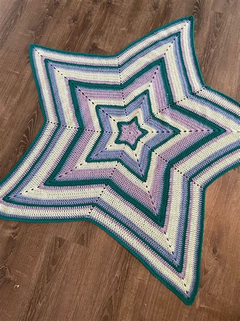 Smaller Crochet Star Blanket - Etsy