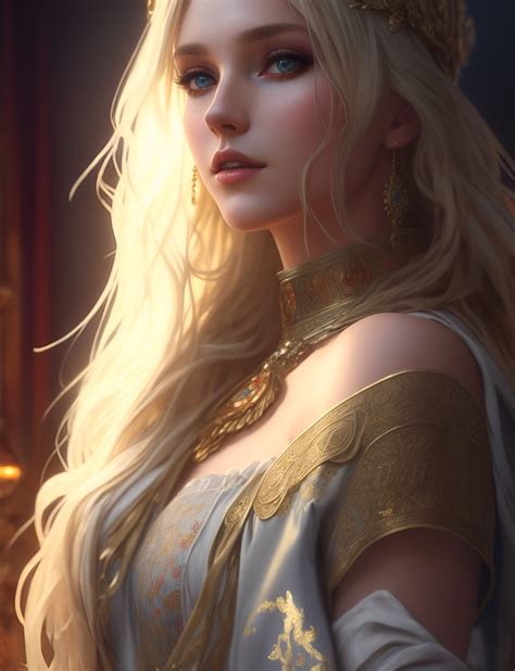 a blonde princess | made by Leonardo.ai : r/aiArt
