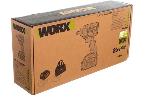 Аккумуляторный ударный гайковерт WORX Professional WU279.1 - выгодная ...
