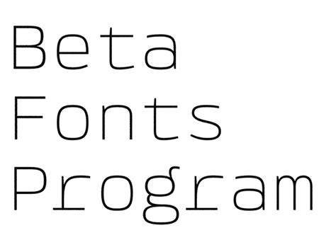 Why Beta Fonts? Mota Italic