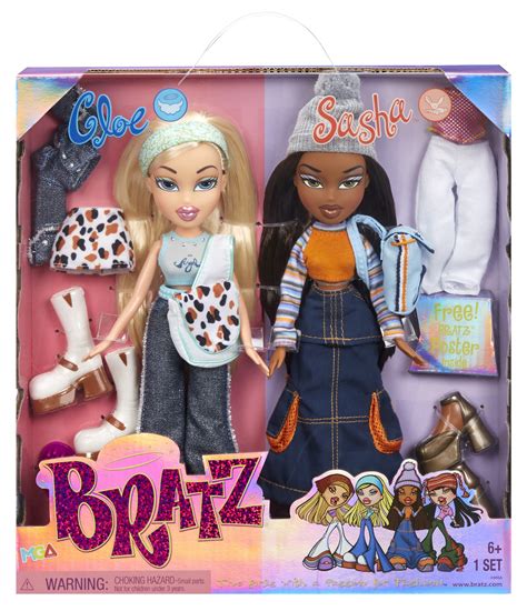 Bratz Original Fashion Dolls, Value Set Collection, 2-Pack Cloe & Sasha