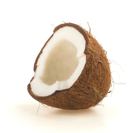 Premium Photo | Coconut cut in half