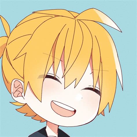ava couple kagamine len anime chibi avatar