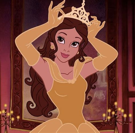 belle disney princess aesthetic disney princess  brown hair