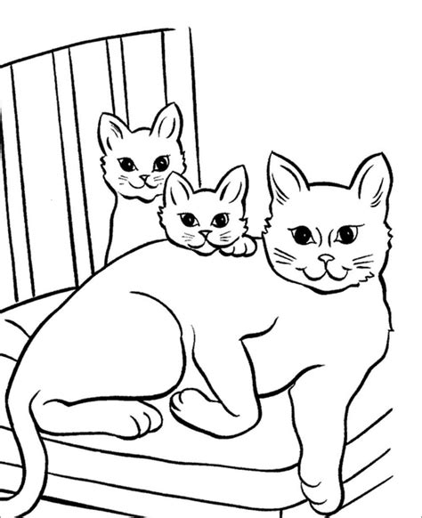 Cat Coloring Pages - ColoringBay