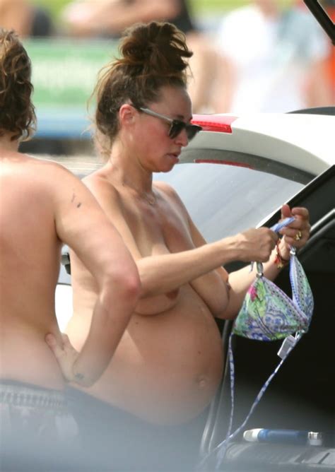 camilla francks topless  pregnant bondi beach jan  porn pictures