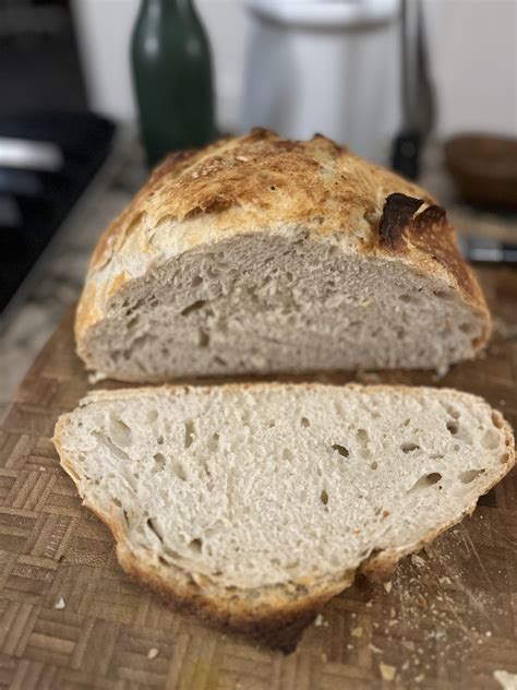 Getting back into sourdough in the cast iron. Overnight proof. Sprayed
