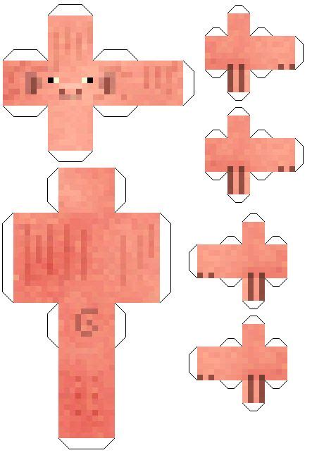 Bonecos Do Minecraft Para Imprimir - bonecos de Minecraft para imprimir,recortar e montar | Anniversaire ...