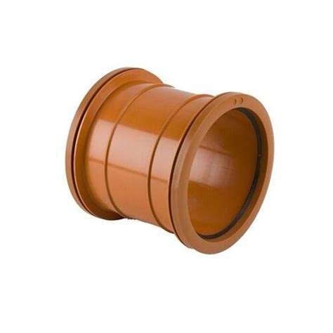 brett martin underground drain pipe double socket pvc slip coupler