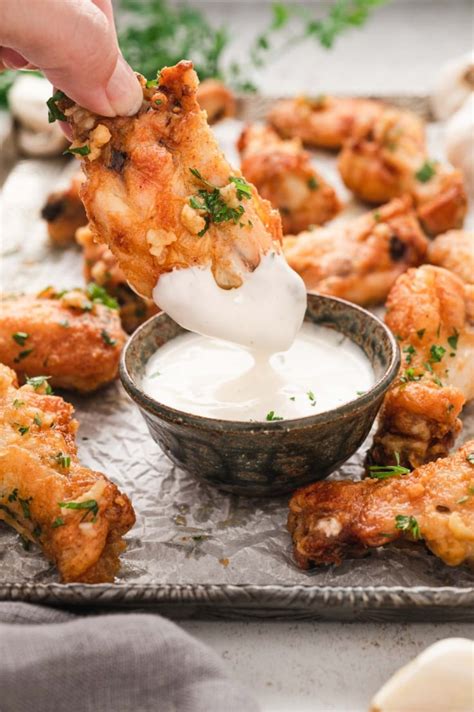 Garlic Chicken Wings - Yellow Bliss Road