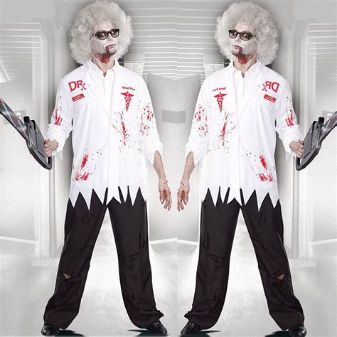 Men's Scary Doctor Halloween Adult Cosplay Costume N18045