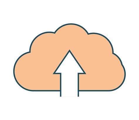 cloud storage upload 10796194 Vector Art at Vecteezy