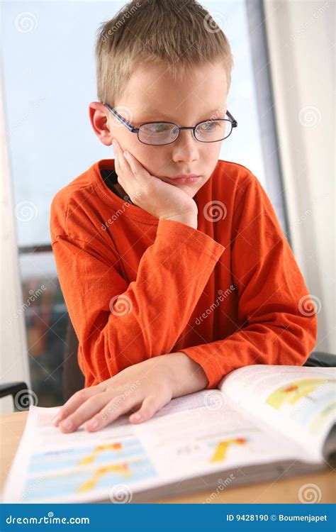 boy studying stock photo image  lifestyles elementary