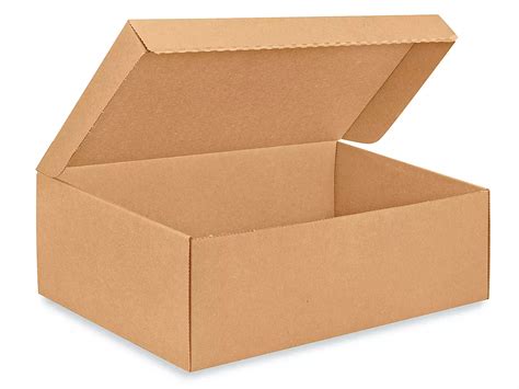 piece corrugated shoe boxes      kraft   uline