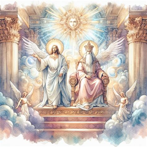 great throne  god artwork bible art