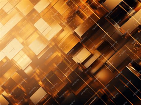 Premium Photo | Elegant gold digital background blending technologies