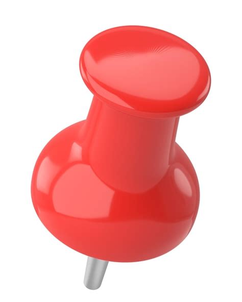 Premium Photo | Push pin drawing pin 3d pin 3d illustration