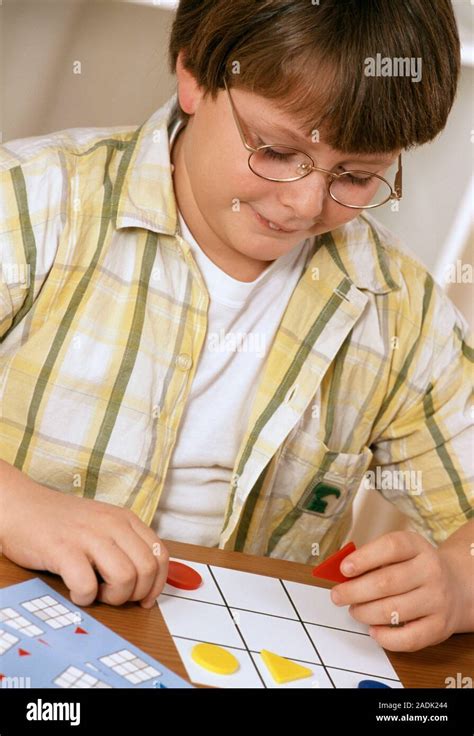 childhood development test boy attempting  test  part