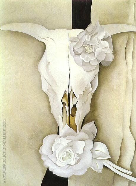 Cow's Skull with Calico Roses 1931 | Oil Painting Reproduction ...