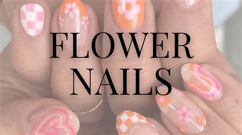 flower nail designs   pretty spring mani