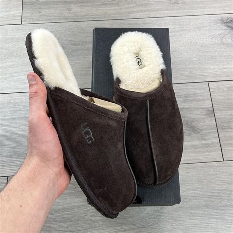 UGG Slippers Brown 🚨ABOUT THE ITEM: UGG Scuff... - Depop