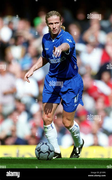 emmanuel petit chelsea fc stamford bridge london england  september