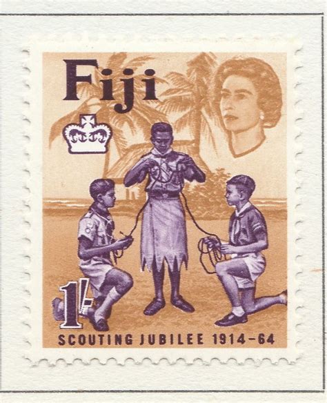 Colonie Inglesi British Colony FIJI 1964 1s MH* Stamp A28P26F28416 ...